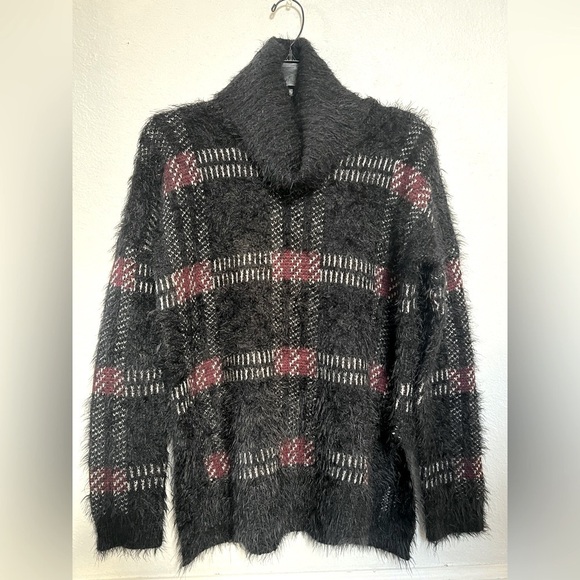 Anthropologie sanctuary eyelash fuzzy turtleneck sweater size small - Picture 4 of 10